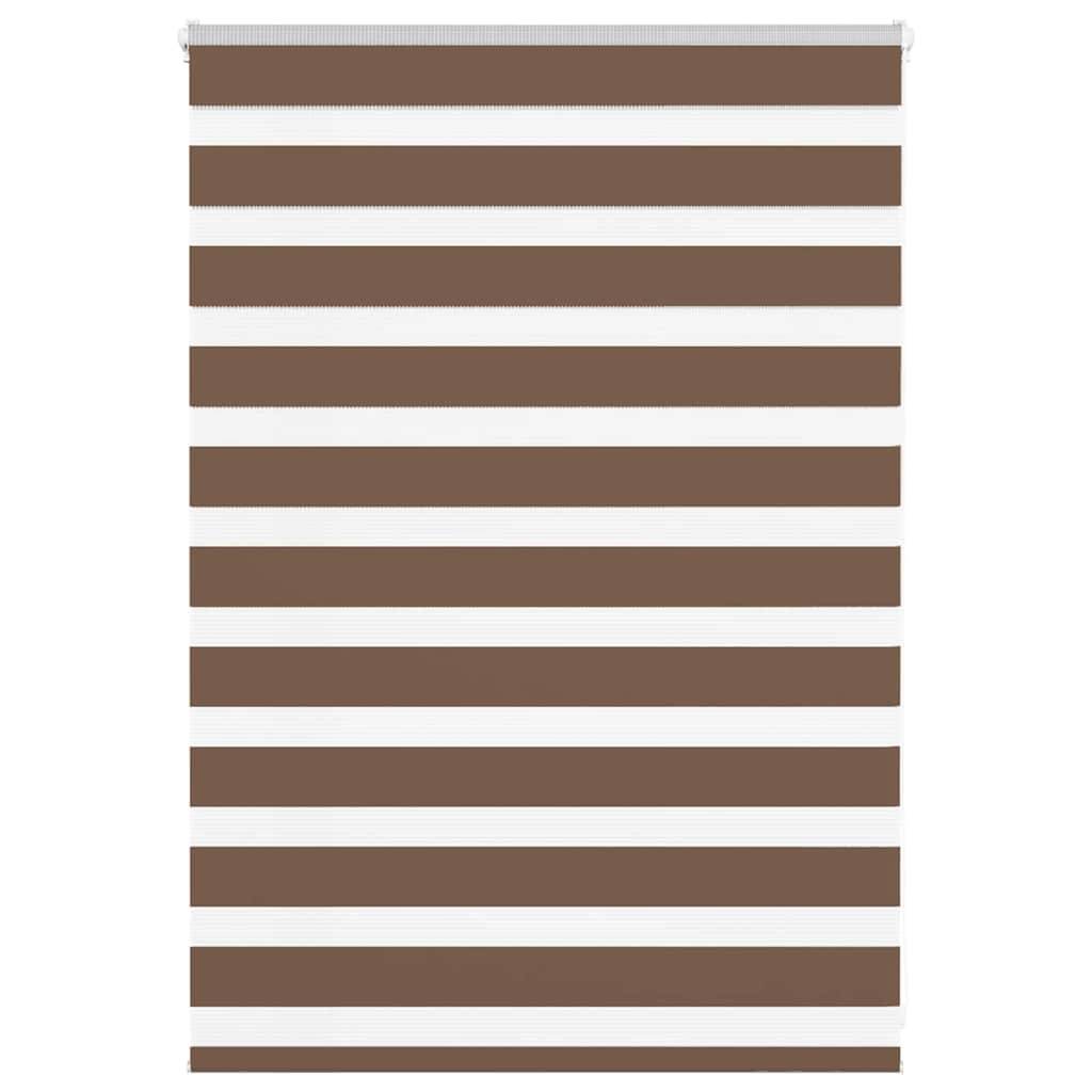 vidaXL Zebrarollo Braun 115x100 cm Stoffbreite 110,9 cm Polyester
