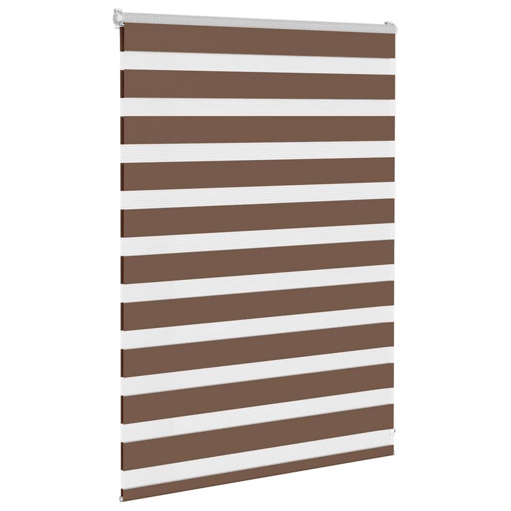 vidaXL Zebrarollo Braun 110x100 cm Stoffbreite 105,9 cm Polyester