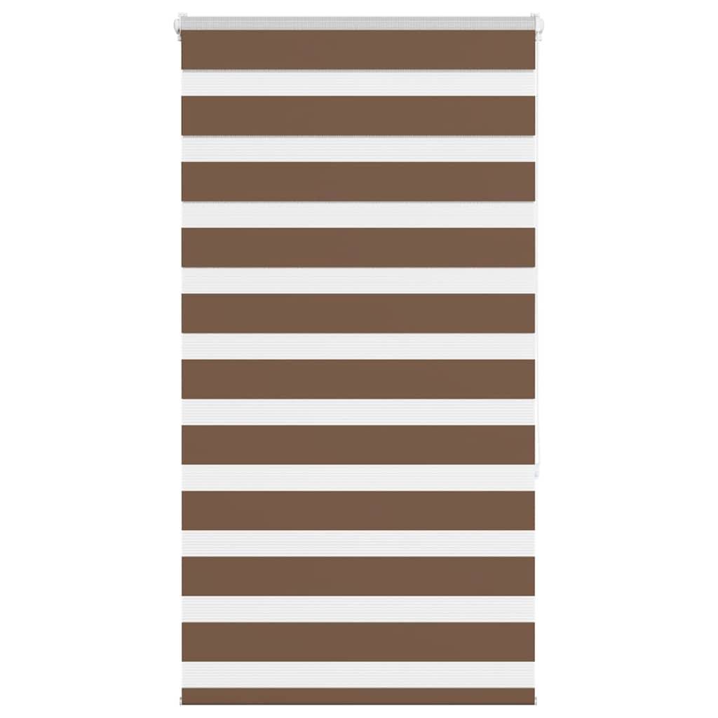vidaXL Zebrarollo Braun 70x150 cm Stoffbreite 65,9 cm Polyester