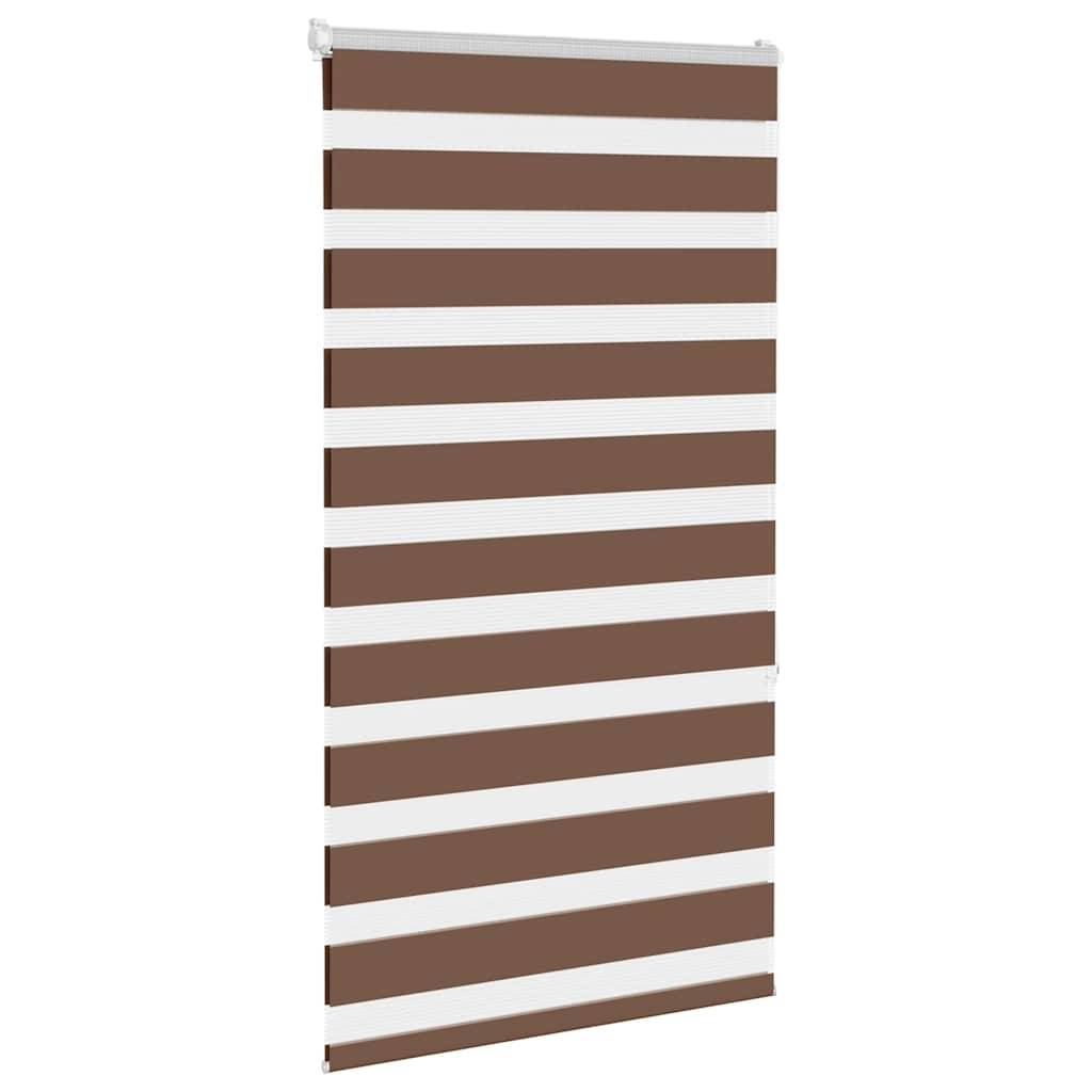 vidaXL Zebrarollo Braun 75x150 cm Stoffbreite 70,9 cm Polyester