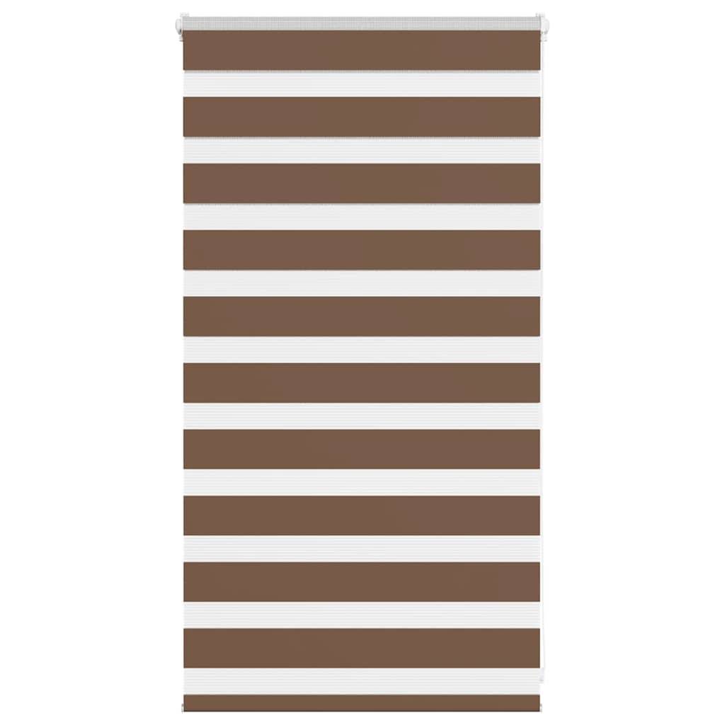 vidaXL Zebrarollo Braun 90x100 cm Stoffbreite 85,9 cm Polyester