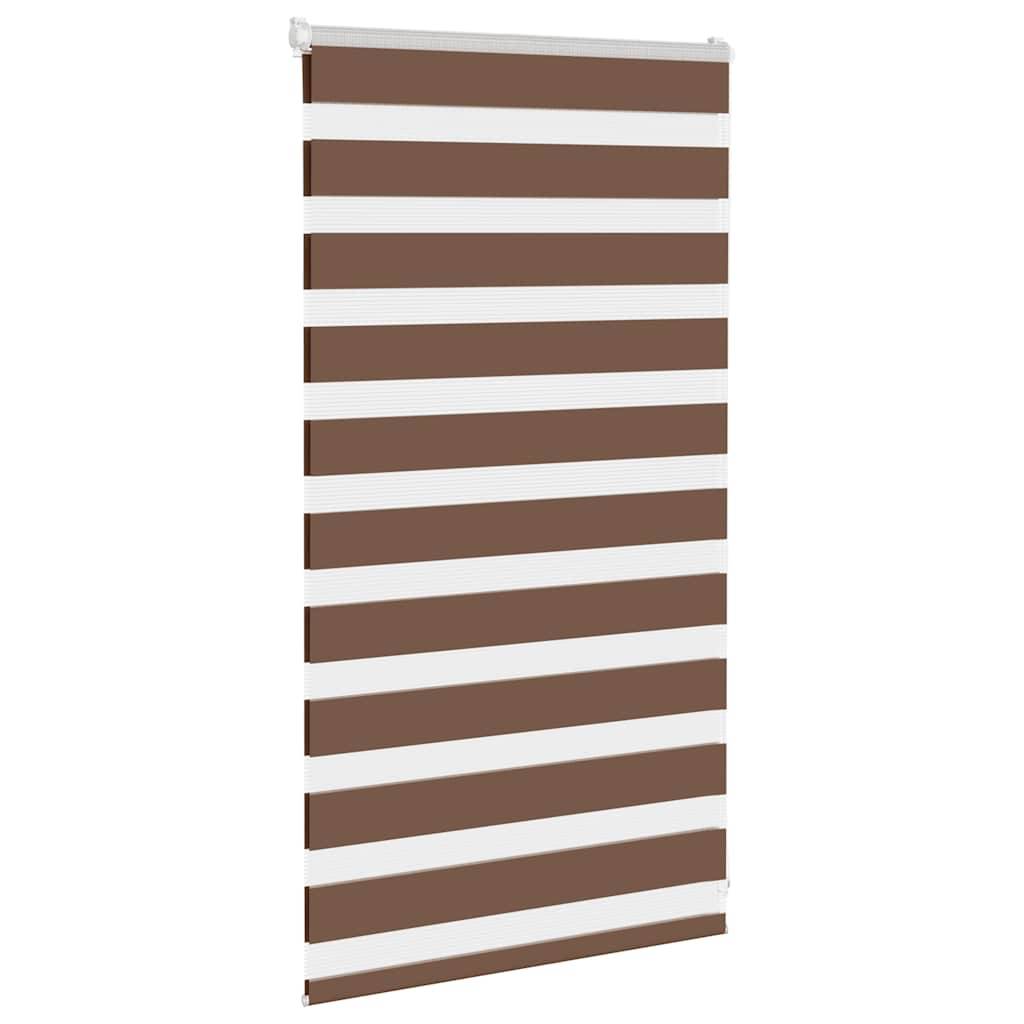 vidaXL Zebrarollo Braun 70x100 cm Stoffbreite 65,9 cm Polyester