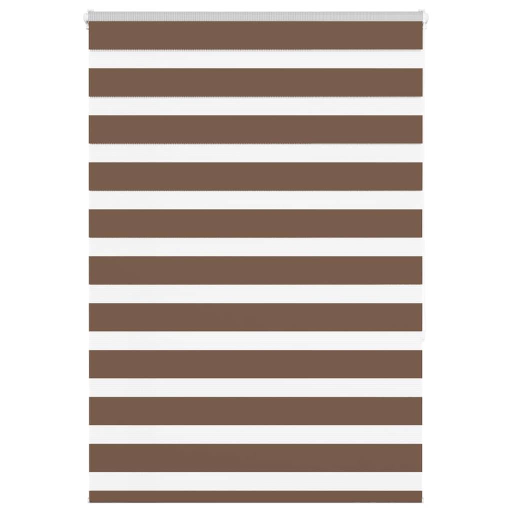 vidaXL Zebrarollo Braun 95x150 cm Stoffbreite 90,9 cm Polyester