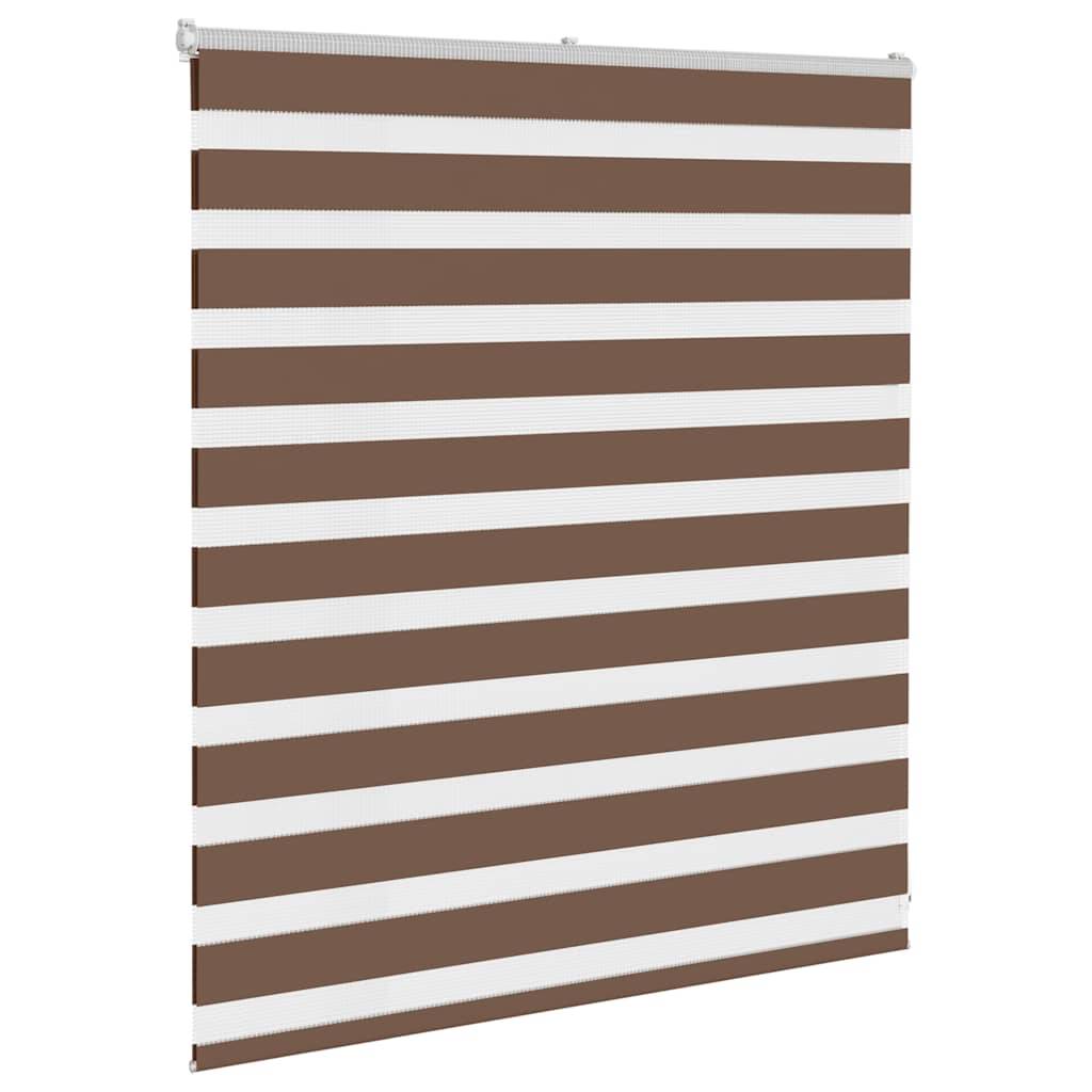 vidaXL Zebrarollo Braun 135x100 cm Stoffbreite 130,9 cm Polyester