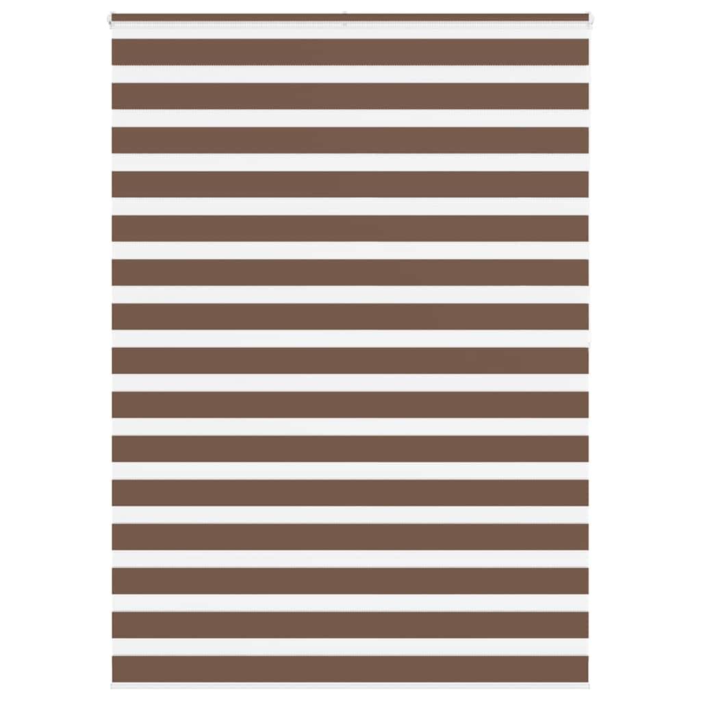 vidaXL Zebrarollo Braun 165x200 cm Stoffbreite 160,9 cm Polyester