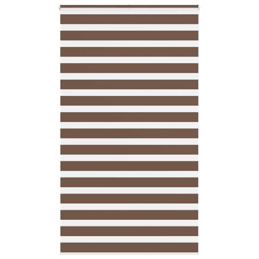 vidaXL Zebrarollo Braun 120x200 cm Stoffbreite 115,9 cm Polyester
