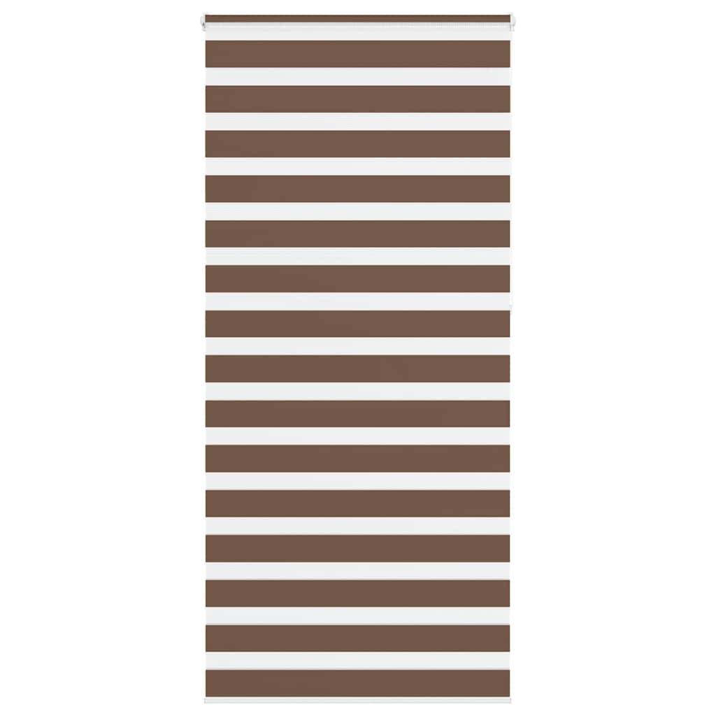 vidaXL Zebrarollo Braun 105x230 cm Stoffbreite 100,9 cm Polyester