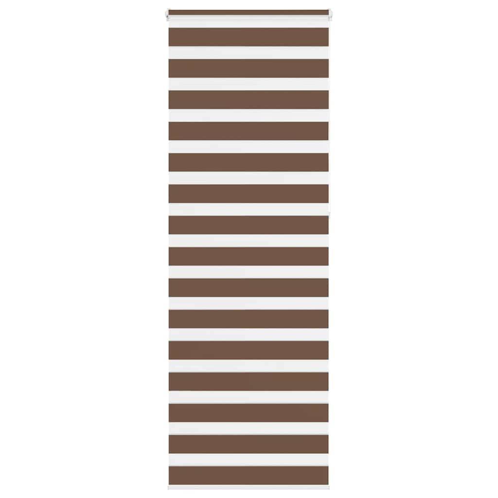 vidaXL Zebrarollo Braun 70x230 cm Stoffbreite 65,9 cm Polyester