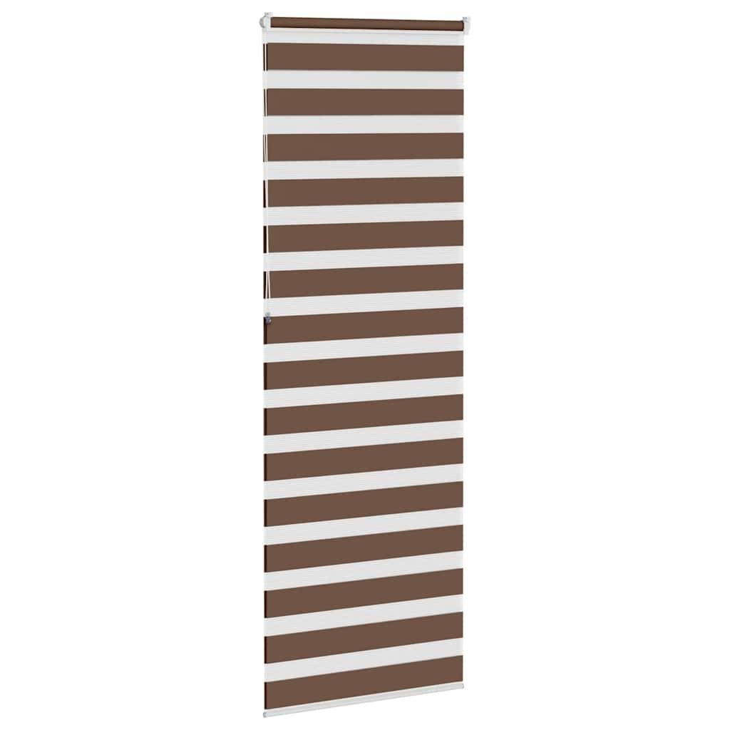 vidaXL Zebrarollo Braun 75x230 cm Stoffbreite 70,9 cm Polyester
