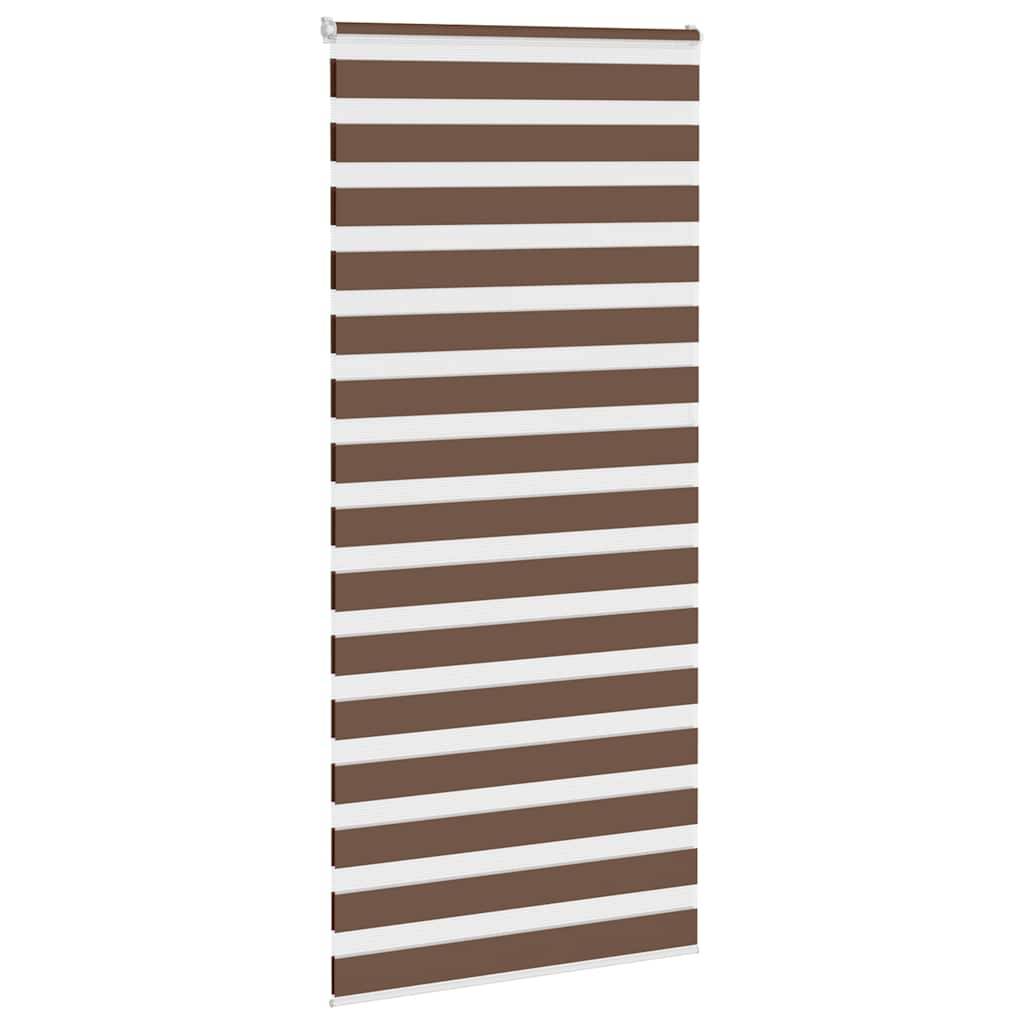 vidaXL Zebrarollo Braun 115x230 cm Stoffbreite 110,9 cm Polyester