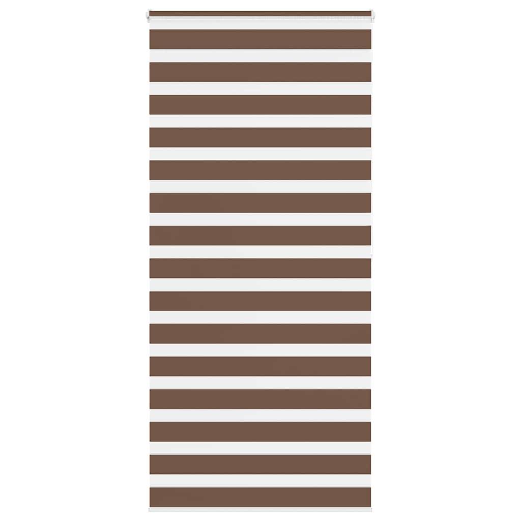 vidaXL Zebrarollo Braun 100x200 cm Stoffbreite 95,9 cm Polyester