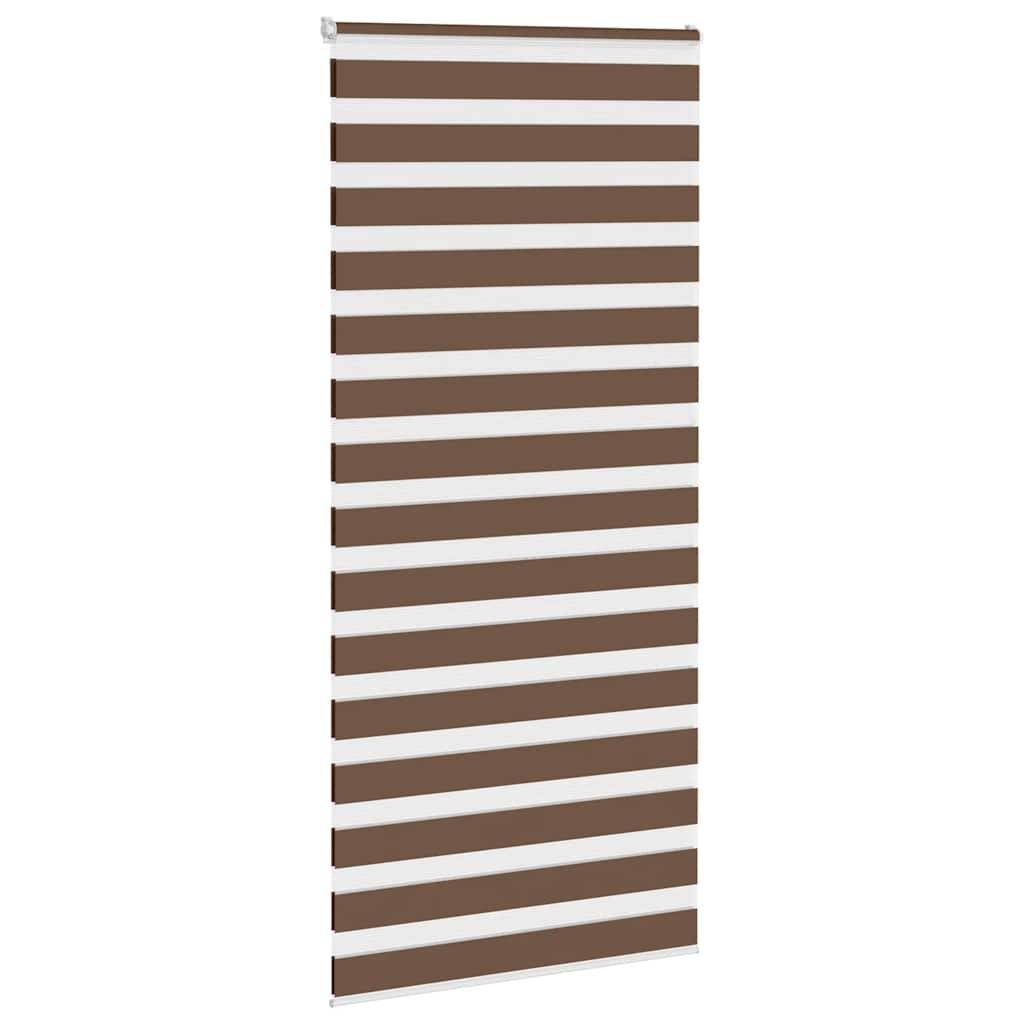 vidaXL Zebrarollo Braun 105x230 cm Stoffbreite 100,9 cm Polyester