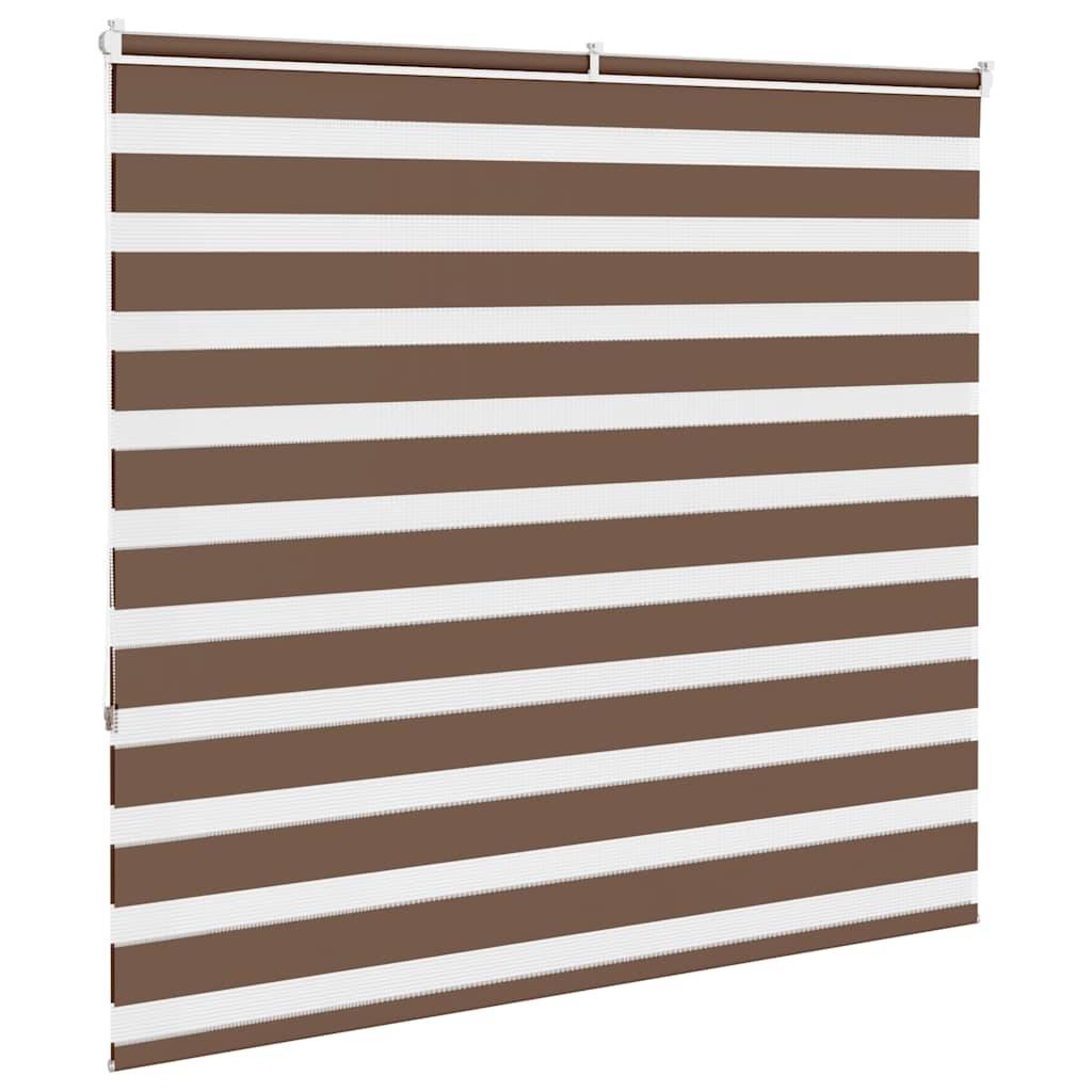 vidaXL Zebrarollo Braun 160x150 cm Stoffbreite 155,9 cm Polyester
