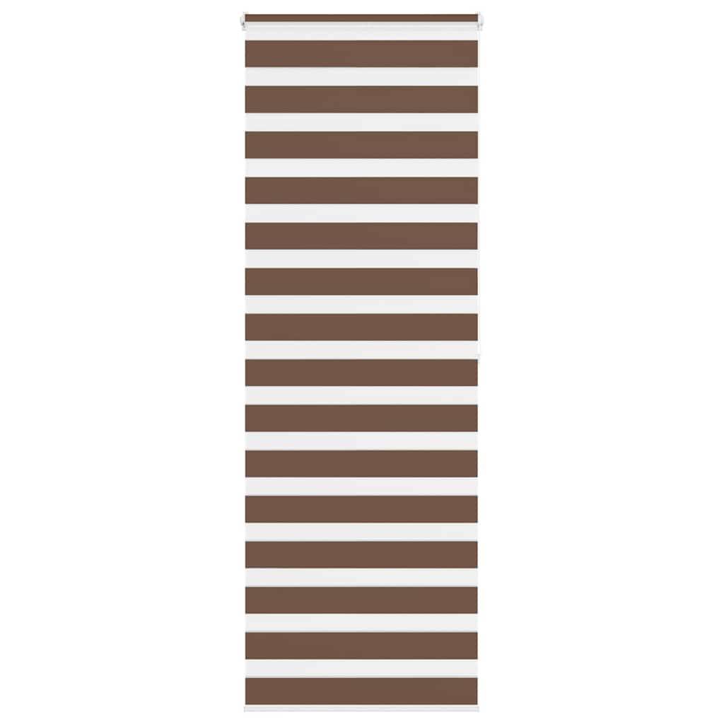 vidaXL Zebrarollo Braun 70x200 cm Stoffbreite 65,9 cm Polyester