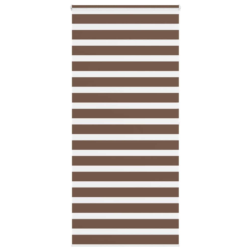 vidaXL Zebrarollo Braun 115x200 cm Stoffbreite 110,9 cm Polyester