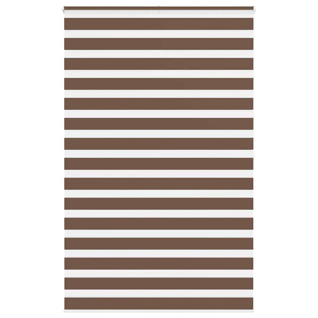 vidaXL Zebrarollo Braun 140x200 cm Stoffbreite 135,9 cm Polyester