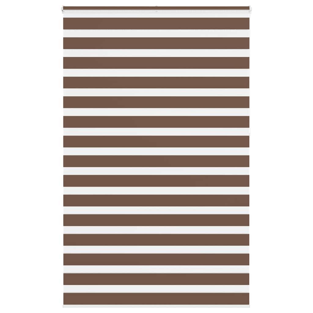 vidaXL Zebrarollo Braun 140x230 cm Stoffbreite 135,9 cm Polyester