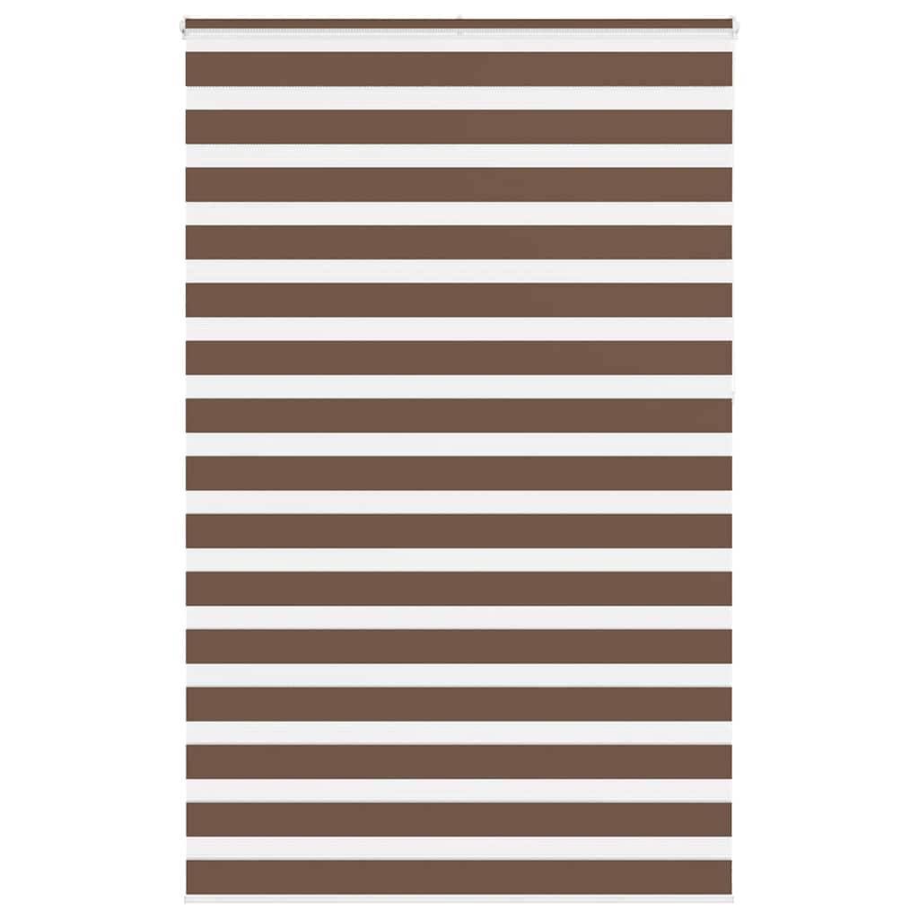 vidaXL Zebrarollo Braun 150x230 cm Stoffbreite 145,9 cm Polyester