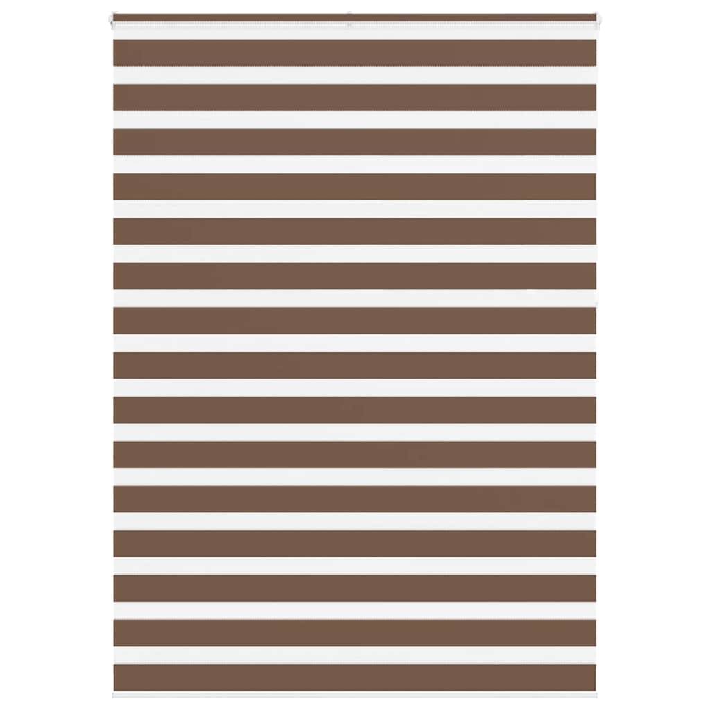 vidaXL Zebrarollo Braun 155x230 cm Stoffbreite 150,9 cm Polyester