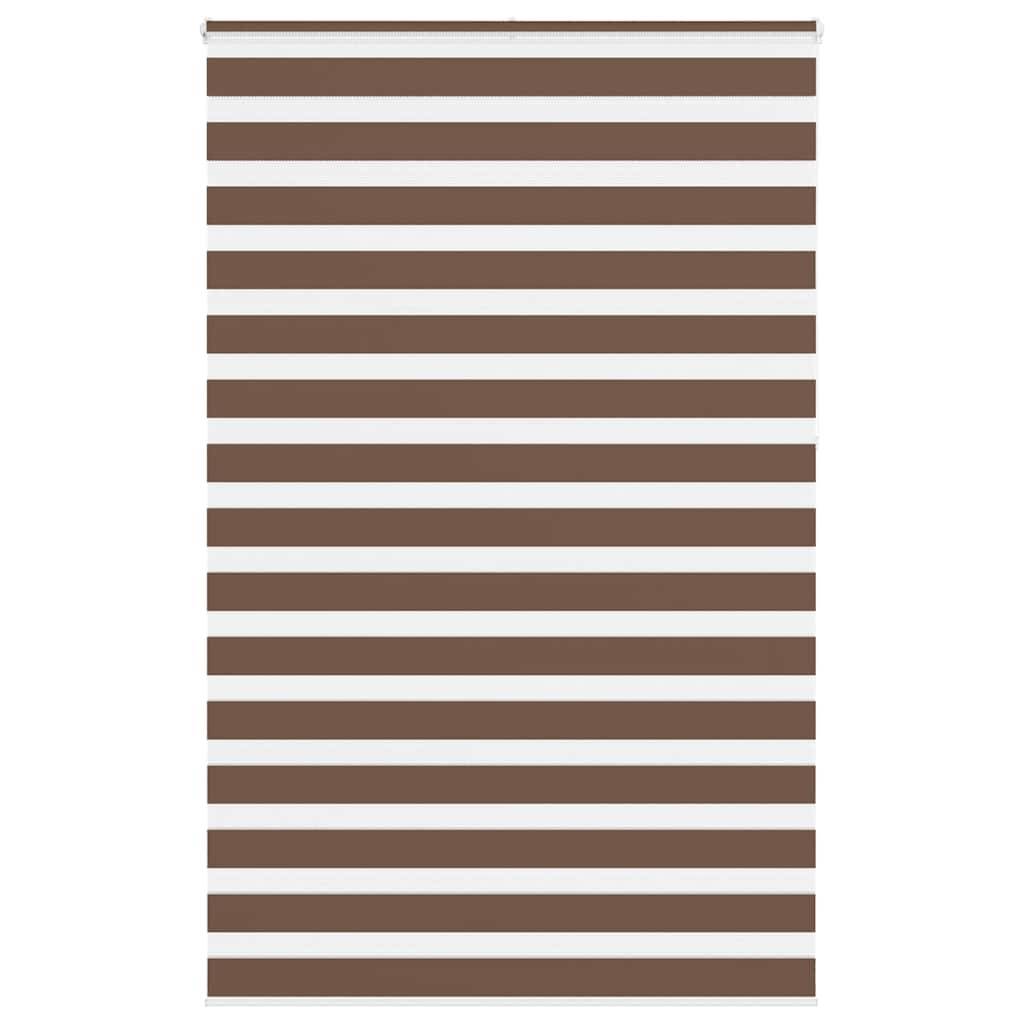 vidaXL Zebrarollo Braun 145x230 cm Stoffbreite 140,9 cm Polyester