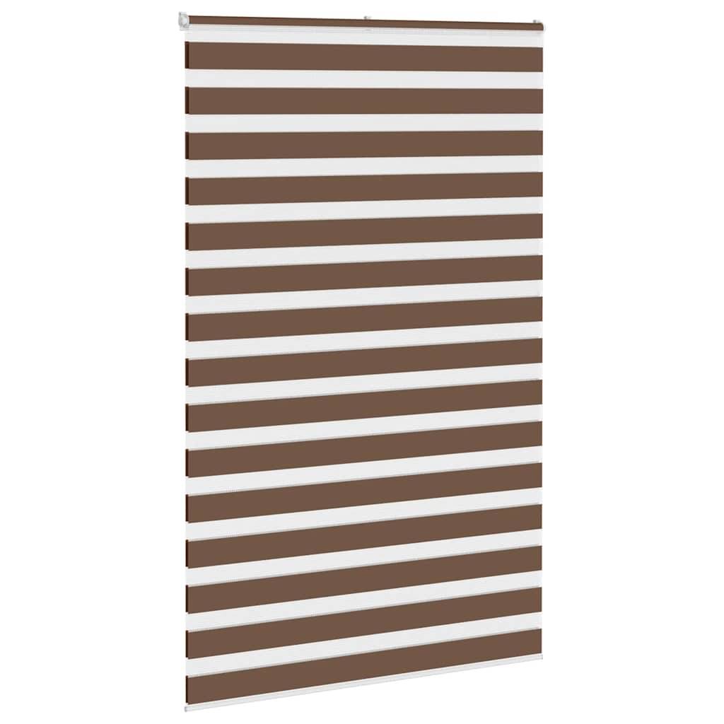 vidaXL Zebrarollo Braun 150x230 cm Stoffbreite 145,9 cm Polyester
