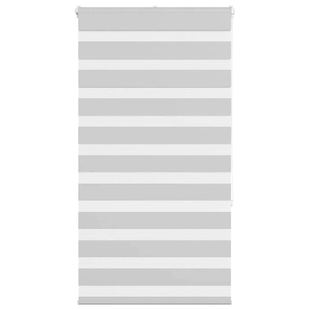 vidaXL Zebrarollo Hellgrau 70x150 cm Stoffbreite 65,9 cm Polyester