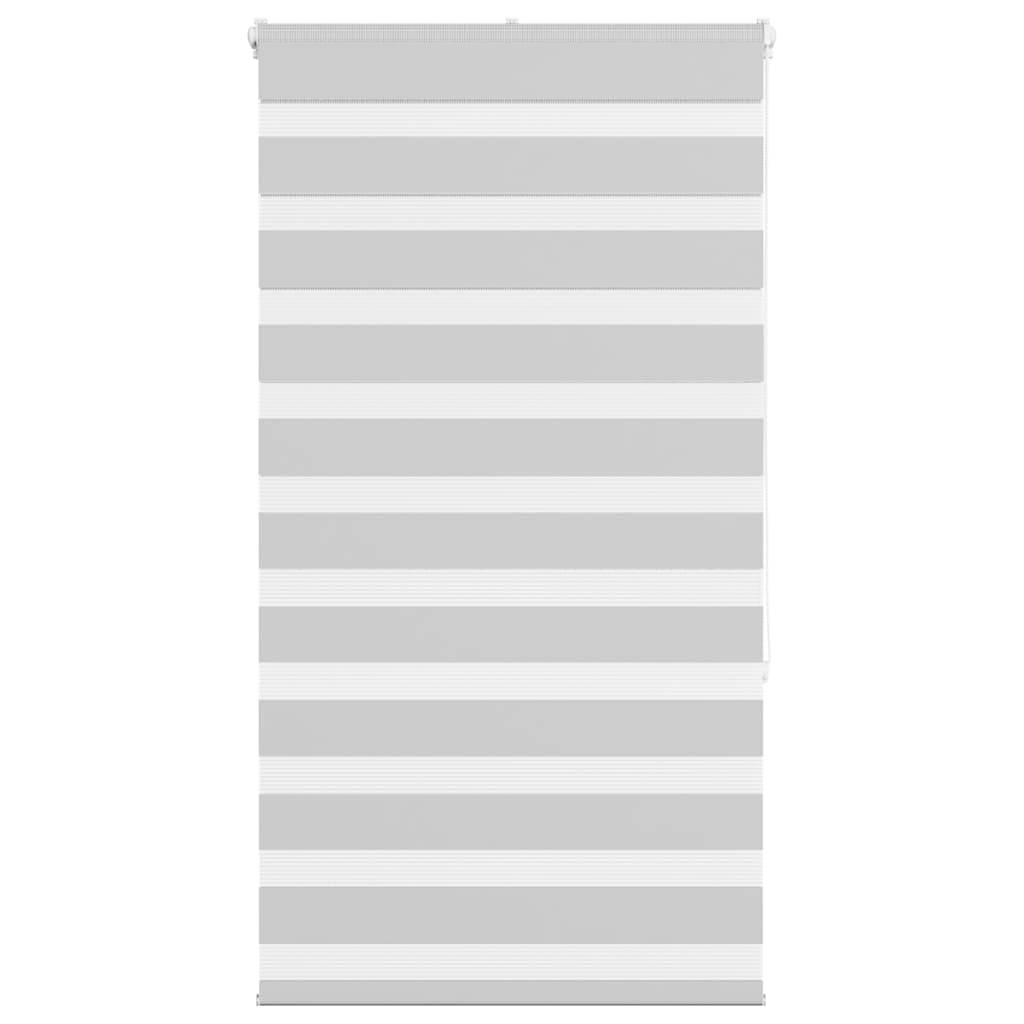 vidaXL Zebrarollo Hellgrau 85x150 cm Stoffbreite 80,9 cm Polyester