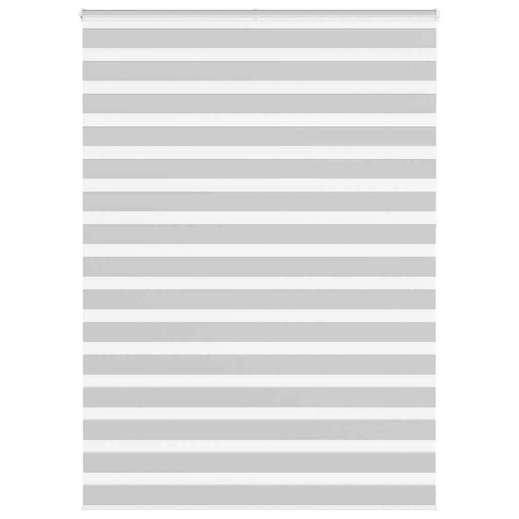 vidaXL Zebrarollo Hellgrau 160x230 cm Stoffbreite 155,9 cm Polyester