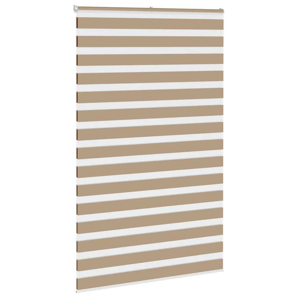 vidaXL Zebrarollo Sandbraun 150x230 cm Stoffbreite 145,9 cm Polyester