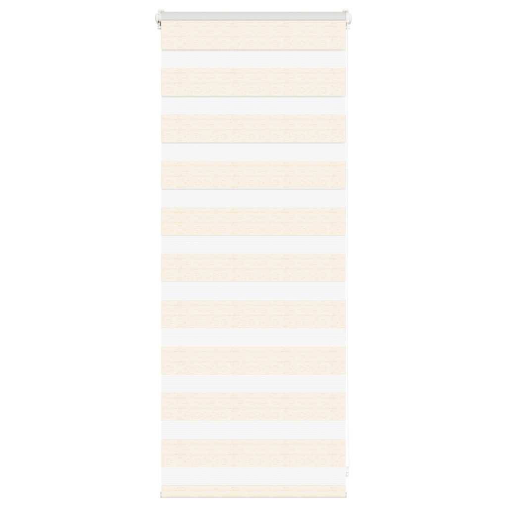 vidaXL Zebrarollo Marmorbeige 60x100 cm Stoffbreite 55,9 cm Polyester