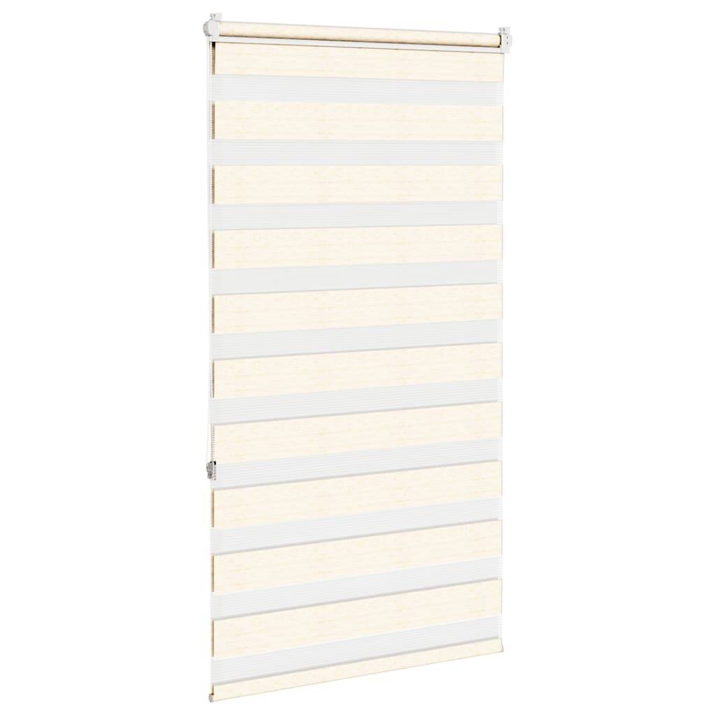 vidaXL Zebrarollo Marmorbeige 90x150 cm Stoffbreite 85,9 cm Polyester