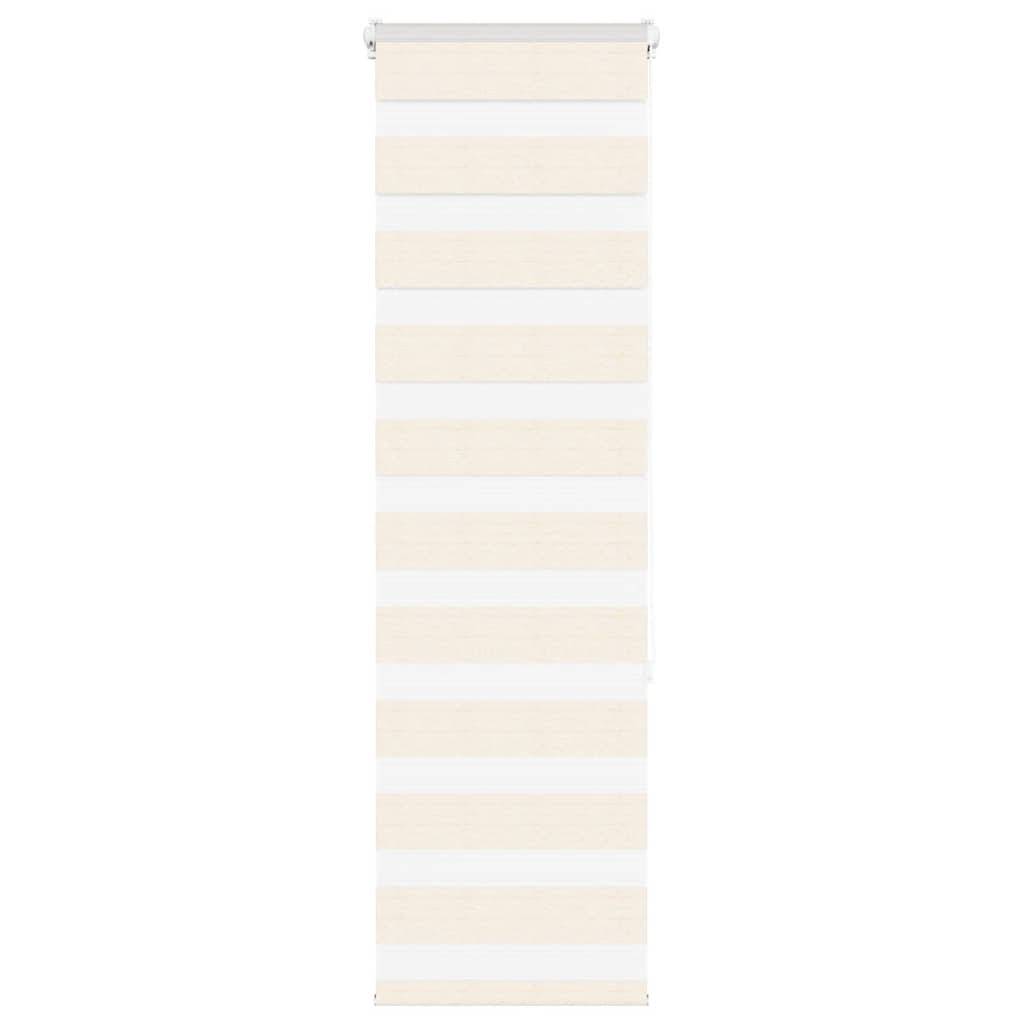 vidaXL Zebrarollo Marmorbeige 50x150 cm Stoffbreite 45,9 cm Polyester
