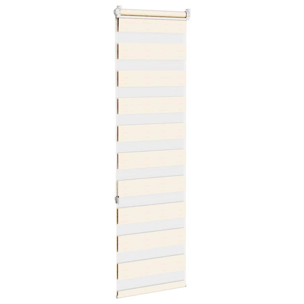 vidaXL Zebrarollo Marmorbeige 50x150 cm Stoffbreite 45,9 cm Polyester