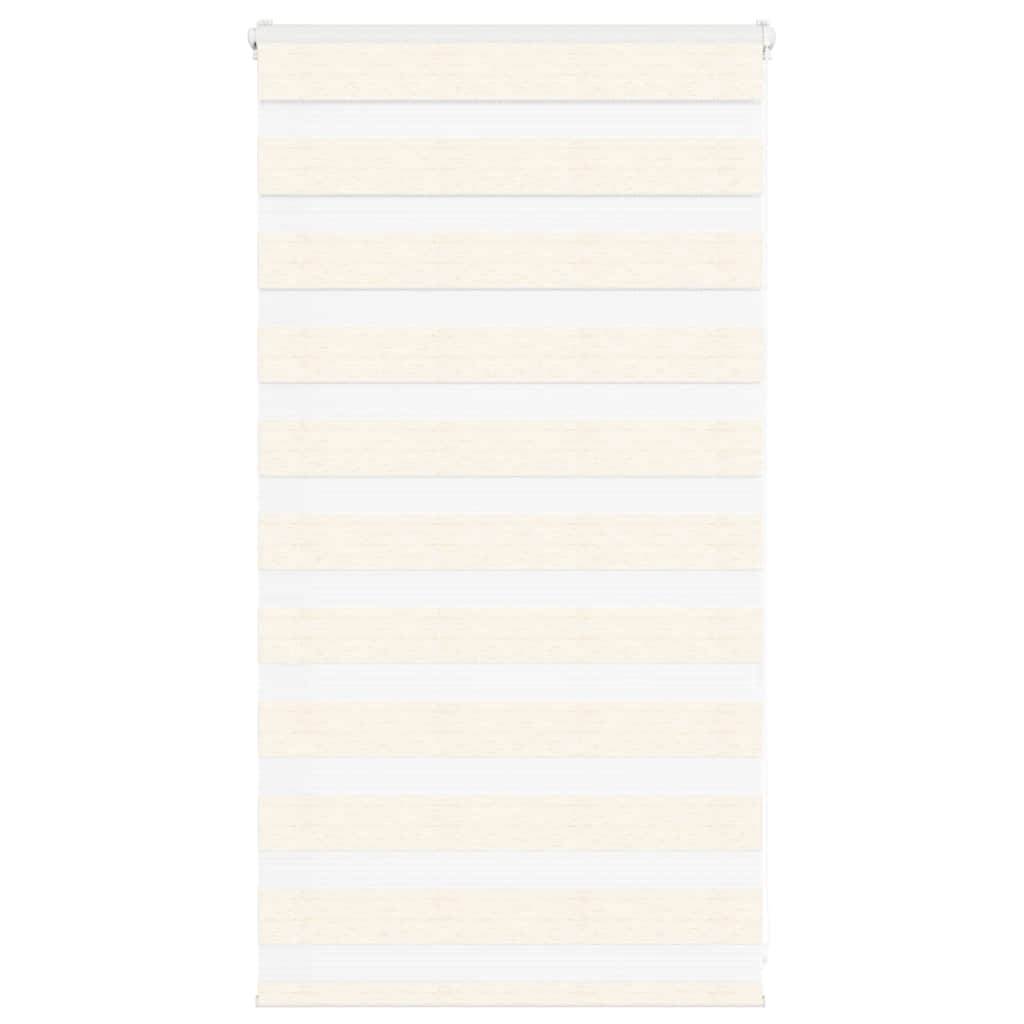 vidaXL Zebrarollo Marmorbeige 85x100 cm Stoffbreite 80,9 cm Polyester