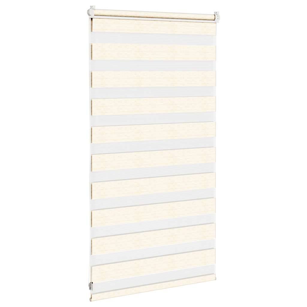 vidaXL Zebrarollo Marmorbeige 75x100 cm Stoffbreite 70,9 cm Polyester