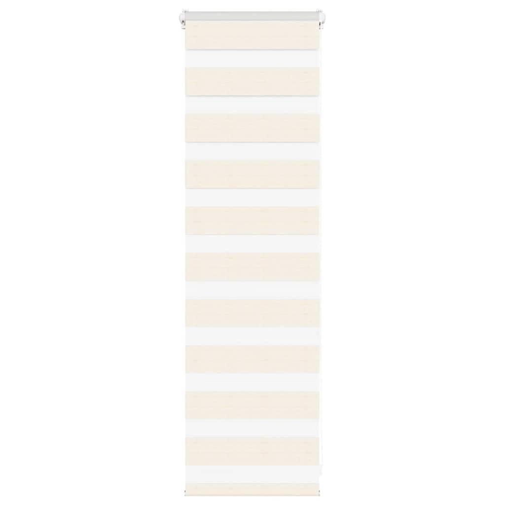 vidaXL Zebrarollo Marmorbeige 45x100 cm Stoffbreite 40,9 cm Polyester