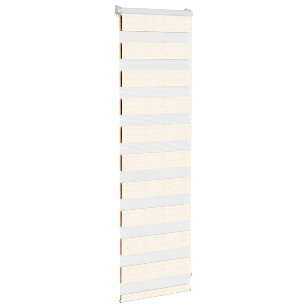 vidaXL Zebrarollo Marmorbeige 50x100 cm Stoffbreite 45,9 cm Polyester