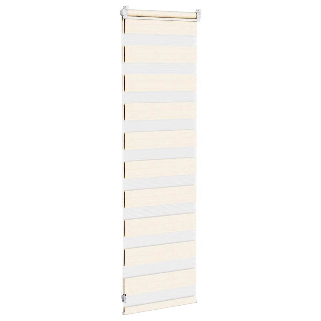 vidaXL Zebrarollo Marmorbeige 50x100 cm Stoffbreite 45,9 cm Polyester
