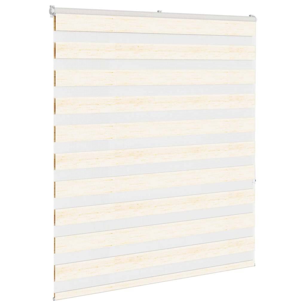 vidaXL Zebrarollo Marmorbeige 120x150cm Stoffbreite 115,9 cm Polyester