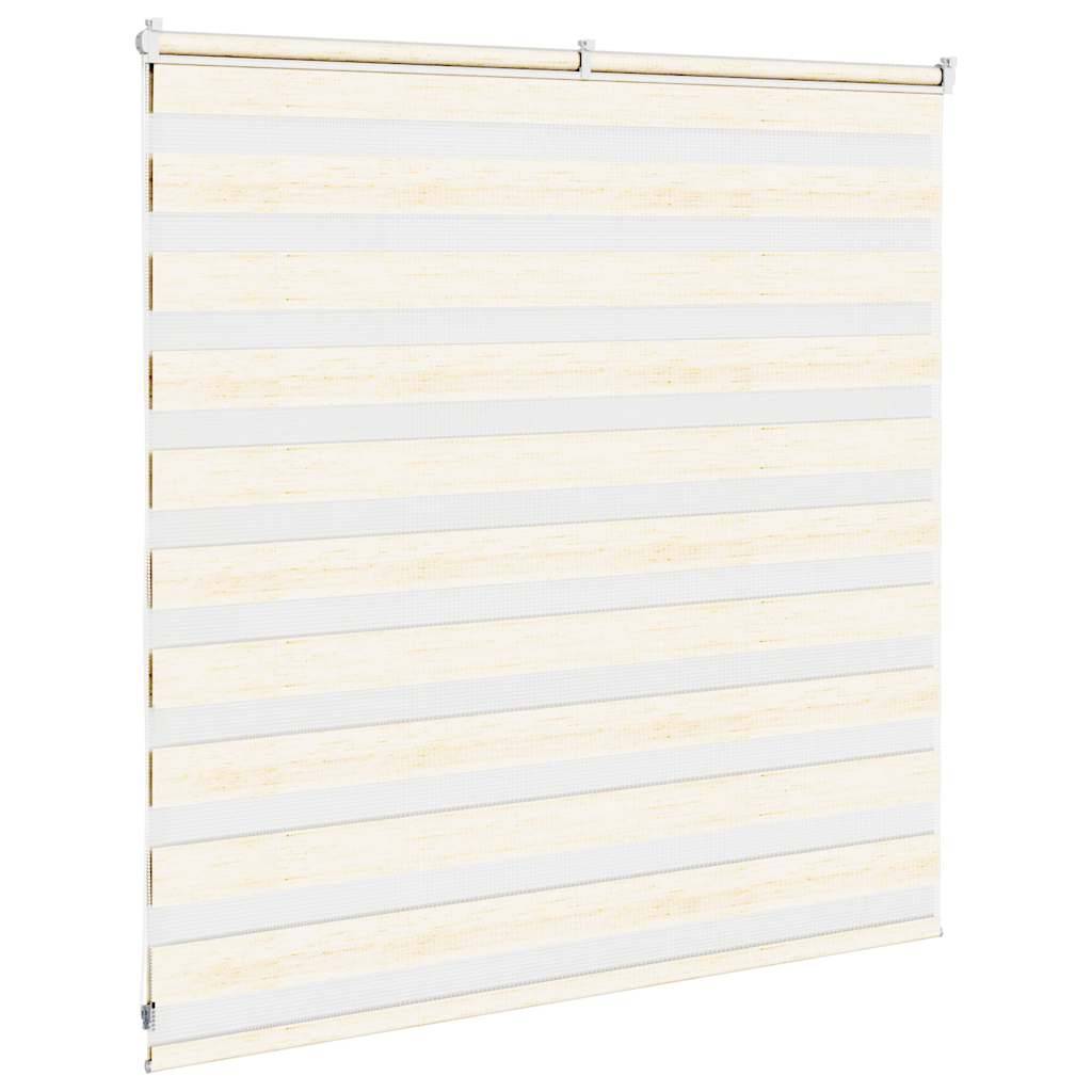 vidaXL Zebrarollo Marmorbeige 145x100cm Stoffbreite 140,9 cm Polyester