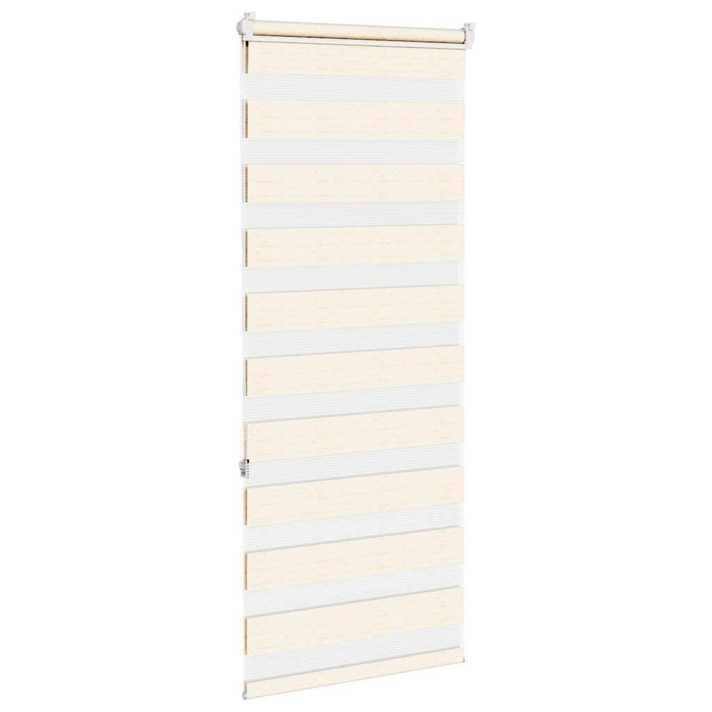vidaXL Zebrarollo Marmorbeige 60x150 cm Stoffbreite 55,9 cm Polyester