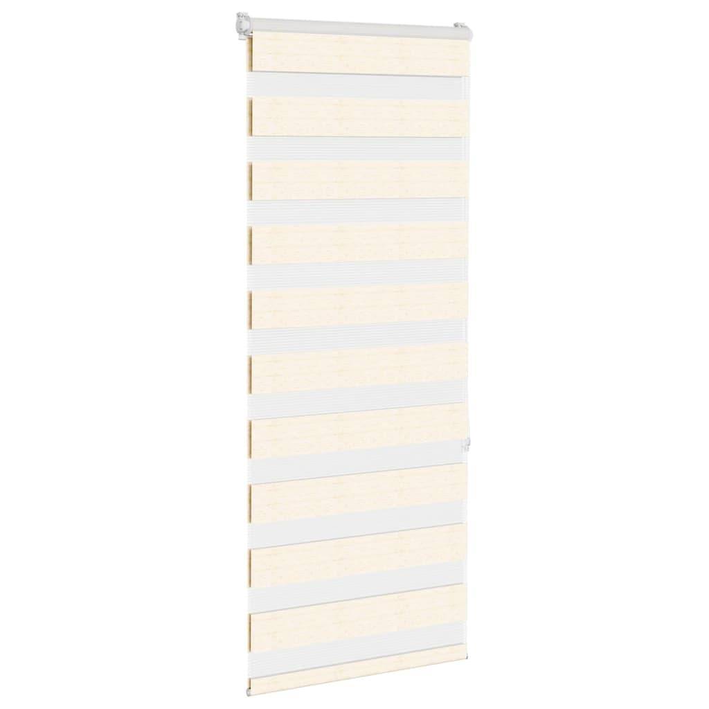vidaXL Zebrarollo Marmorbeige 60x150 cm Stoffbreite 55,9 cm Polyester