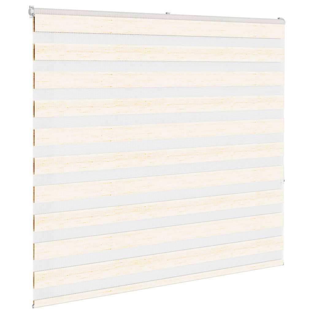 vidaXL Zebrarollo Marmorbeige 155x150cm Stoffbreite 150,9 cm Polyester