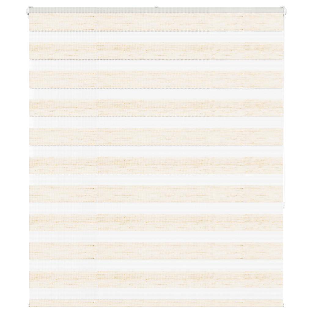 vidaXL Zebrarollo Marmorbeige 120x150cm Stoffbreite 115,9 cm Polyester