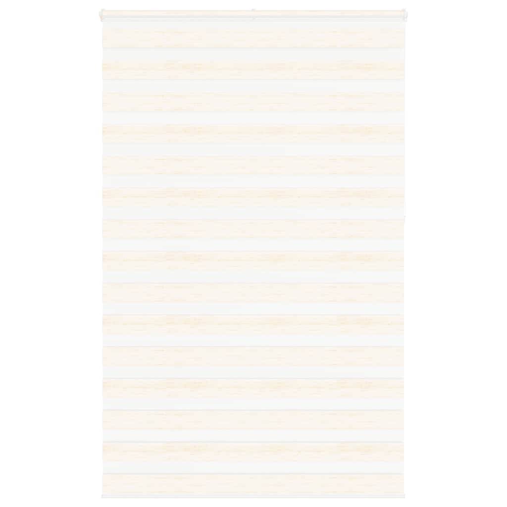 vidaXL Zebrarollo Marmorbeige 145x230cm Stoffbreite 140,9 cm Polyester