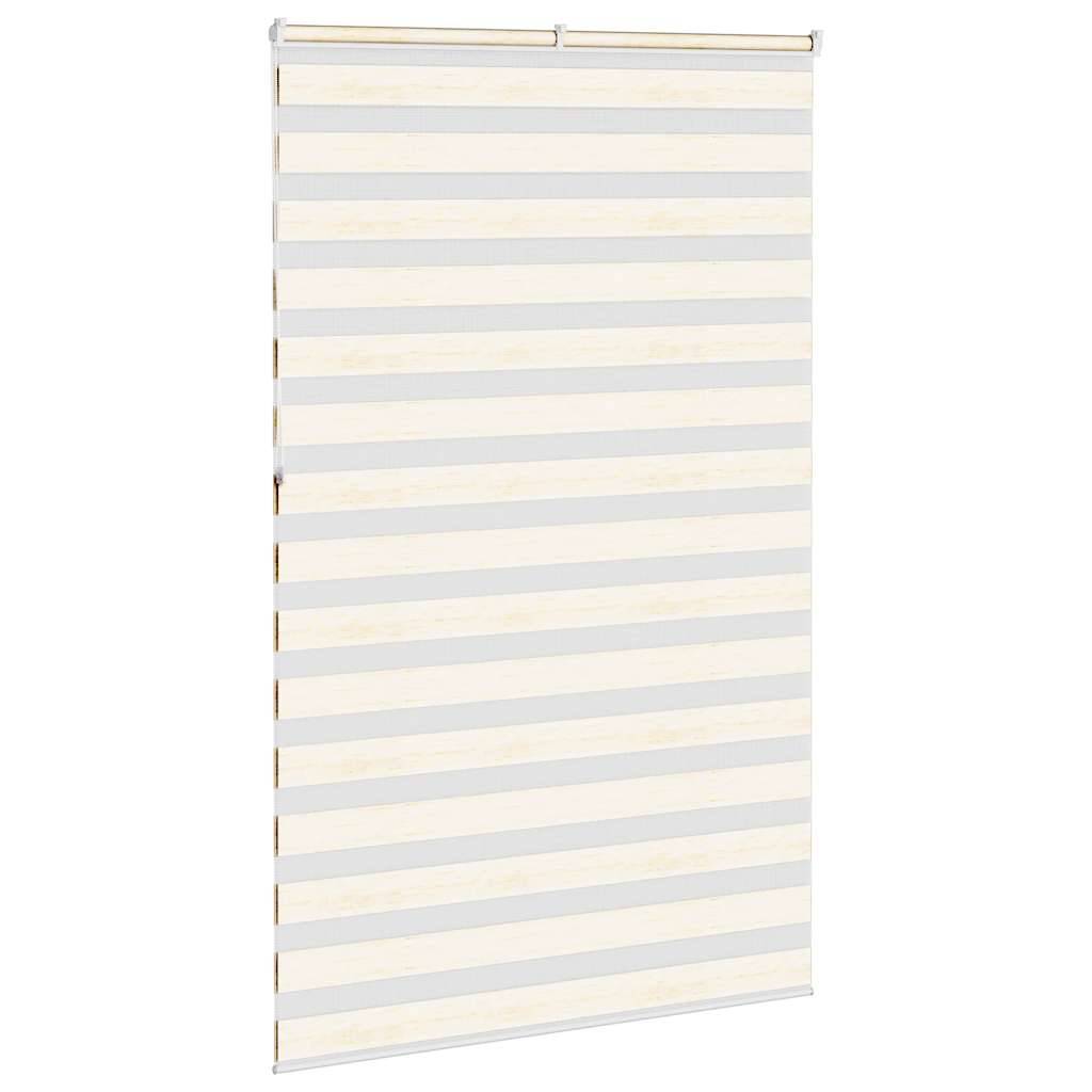 vidaXL Zebrarollo Marmorbeige 145x230cm Stoffbreite 140,9 cm Polyester