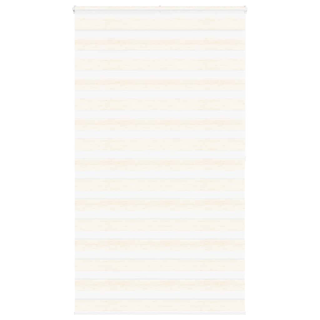vidaXL Zebrarollo Marmorbeige 130x200cm Stoffbreite 125,9 cm Polyester
