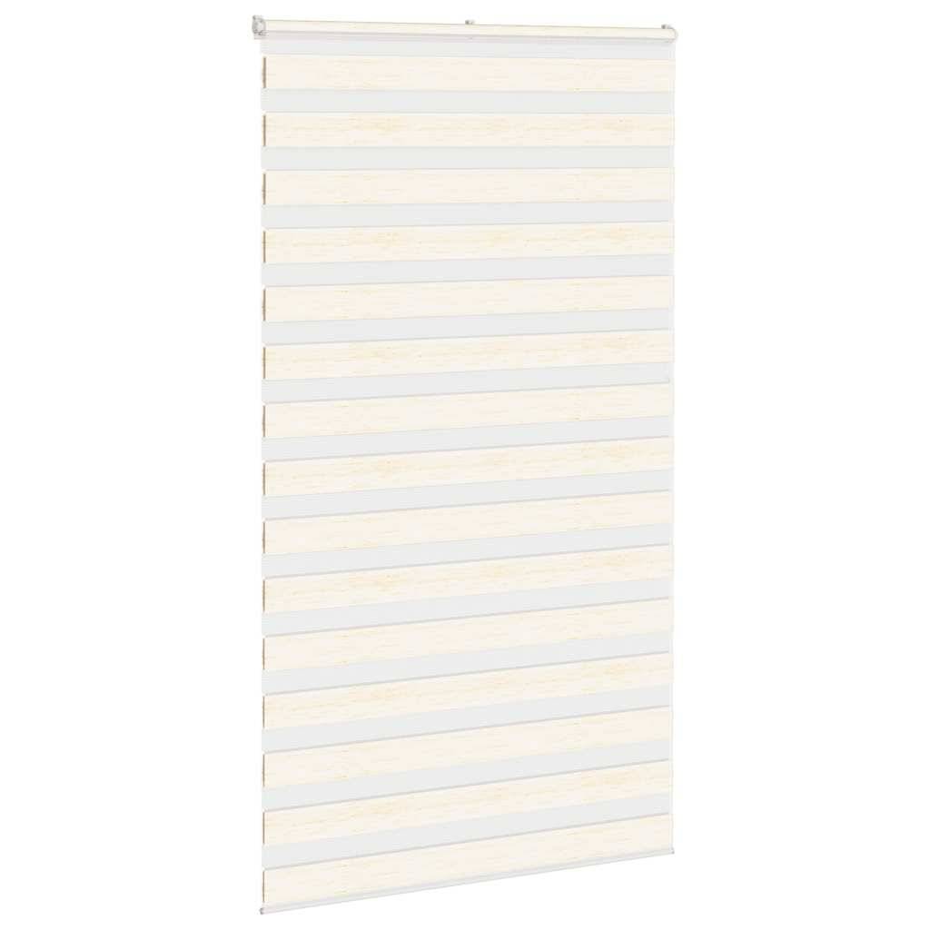 vidaXL Zebrarollo Marmorbeige 120x230cm Stoffbreite 115,9 cm Polyester