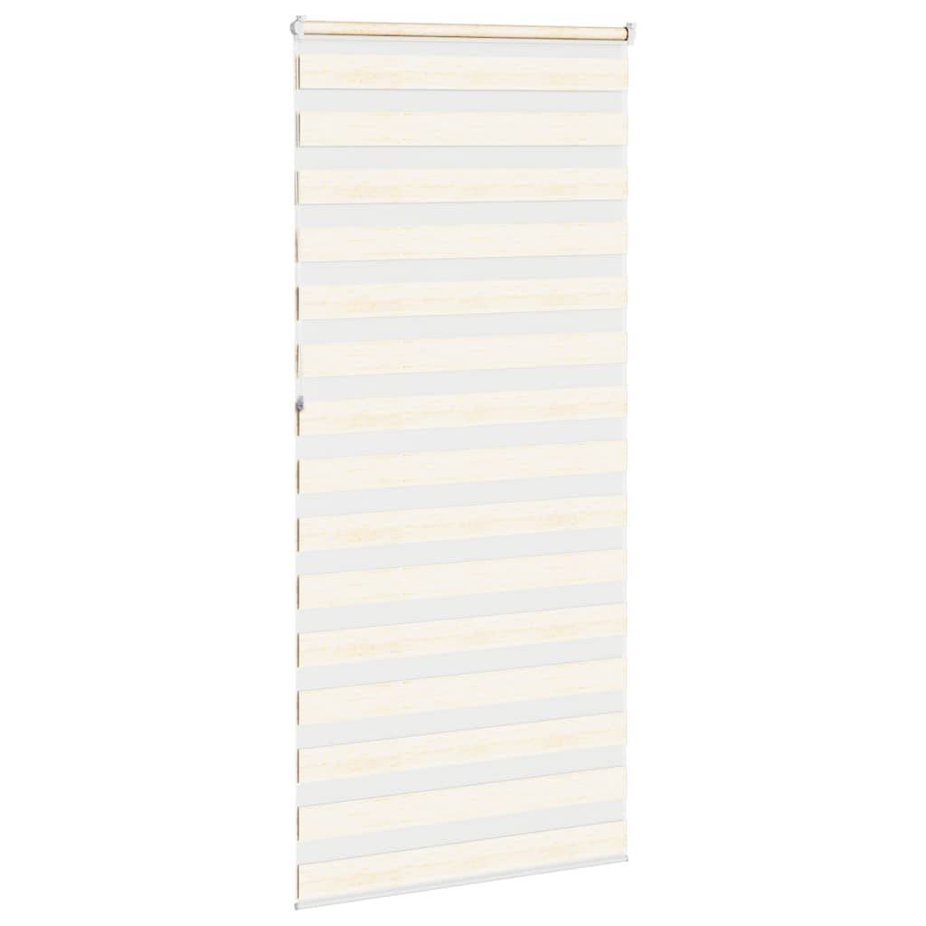 vidaXL Zebrarollo Marmorbeige 115x230cm Stoffbreite 110,9 cm Polyester