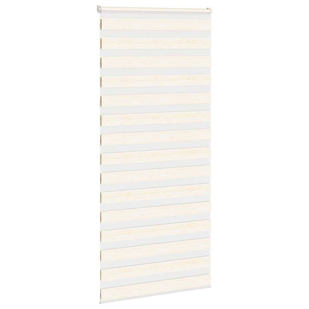 vidaXL Zebrarollo Marmorbeige 110x230cm Stoffbreite 105,9 cm Polyester